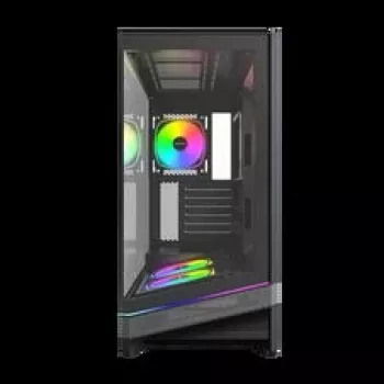 Montech Sky 3 PC korpusas, Midi-Tower, ATX, ARGB, grūdintas stiklas - juodas