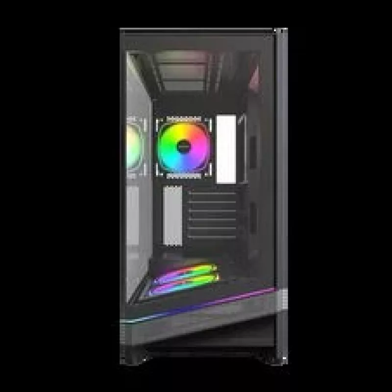 Montech Sky 3 PC korpusas, Midi-Tower, ATX, ARGB, grūdintas stiklas - juodas