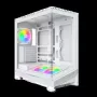 Montech Sky 3 kompiuterio korpusas, Midi-Tower, ATX, ARGB, grūdintas stiklas – baltas