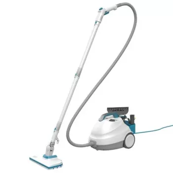 “Juoda & Decker BHSMP2314-QS” garų valytuvas, cilindrinis, 1,2 l, 2300 W, mėlynas, baltas