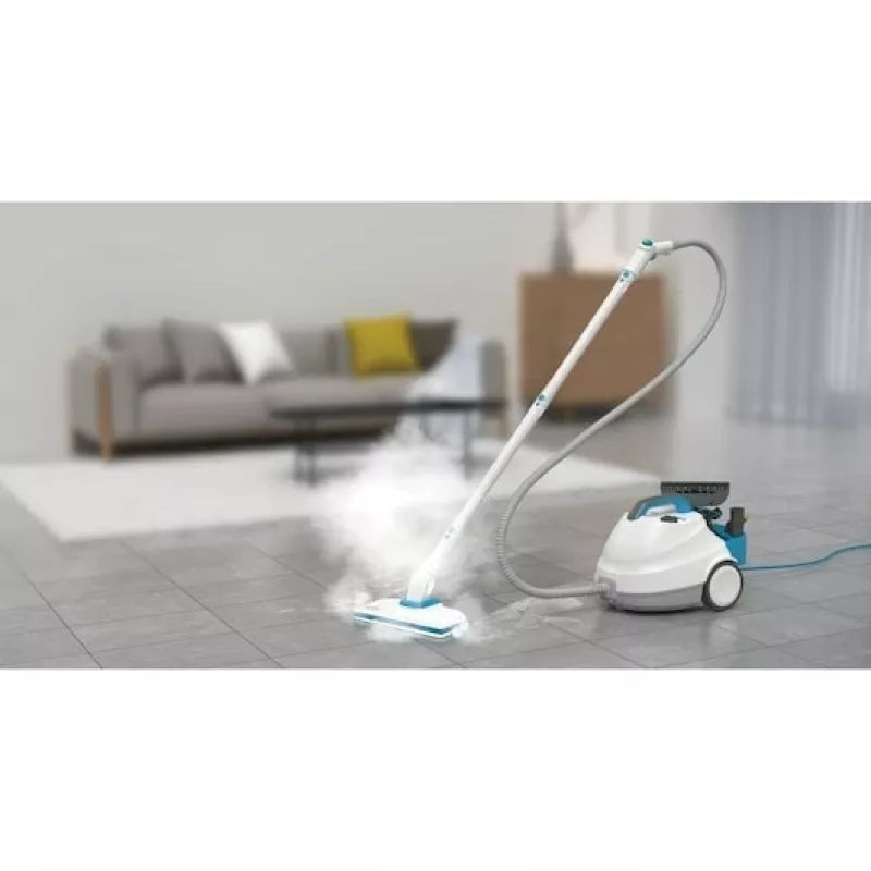 “Juoda & Decker BHSMP2314-QS” garų valytuvas, cilindrinis, 1,2 l, 2300 W, mėlynas, baltas