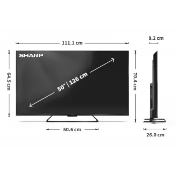 TV QLED 50 coliai 50HR8465E
