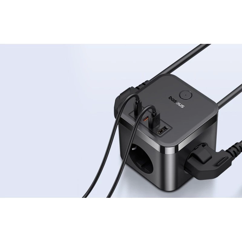 Baseus PowerCombo Universal maitinimo lizdas Vidinis Juodas
