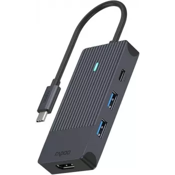 Rapoo UCM-2001 Sąsajos plokštė / adapteris HDMI - USB 3.2 Gen 1 (3.1 Gen 1) - USB Type-C (00217688)