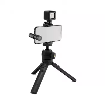 RØDE Vlogger Kit iOS stovas Mobilusis telefonas 3 kojų(-ės) Juoda