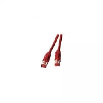 EFB RJ45 komutacinis kabelis Cat.6A S/FTP LSZH Draka UC900 TM21 Raudonas 7,5m