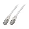 EFB RJ45 komutacinis kabelis Cat.5e U/UTP LSZH CCA AWG24/7 baltas 4m