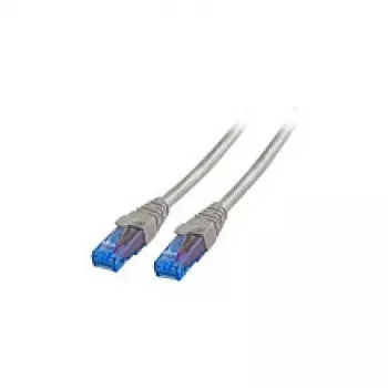 EFB RJ45 komutacinis kabelis Cat.6A U/UTP LSZH Premium 500MHz Pilkas 15m