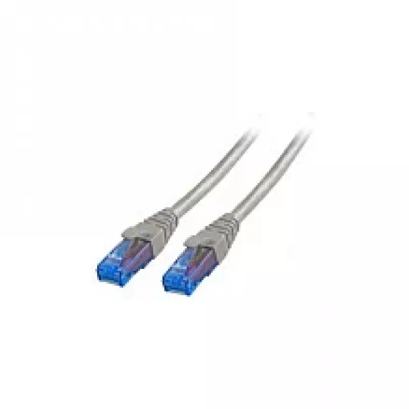 EFB RJ45 komutacinis kabelis Cat.6A U/UTP LSZH Premium 500MHz Pilkas 15m