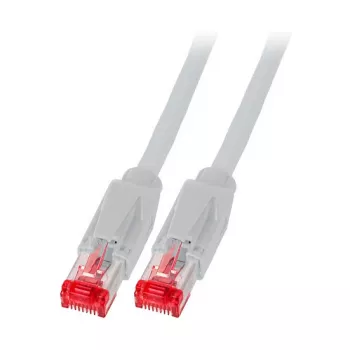EFB RJ45 komutacinis kabelis Cat.6A S/FTP LSZH Draka UC900 TM21 Pilkas 0,2m