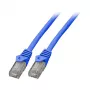 EFB RJ45 komutacinis kabelis Cat.5e U/UTP LSZH CCA AWG24/7 Mėlynas 25m