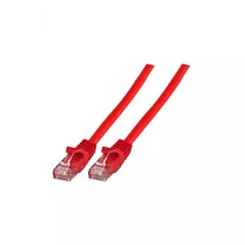 EFB RJ45 komutacinis kabelis Cat.5e U/UTP LSZH CCA AWG24/7 Raudonas 2m