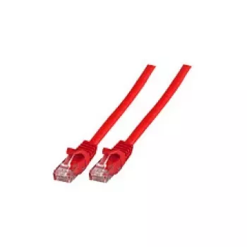 EFB RJ45 sujungimo kabelis Cat.5e U/UTP LSZH CCA AWG24/7 raudonas 7,5 m