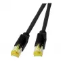 EFB RJ45 komutacinis kabelis Cat.6A S/FTP LSZH Draka UC900 TM31 juodas 50 m