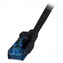 EFB RJ45 komutacinis kabelis Cat.6A U/UTP LSZH Premium 500MHz juodas 7,5m