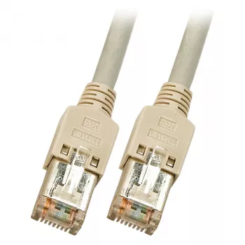 EFB RJ45 sujungimo laidas Cat.5e F/UTP LSZH Draka UC300 TM11 pilkas 0,25m