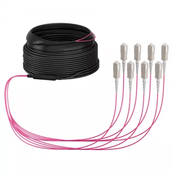 EFB magistralinis kabelis U-DQ(ZN)BH OM4 8G (1x8) SC-SC 40 m Dca LSZH
