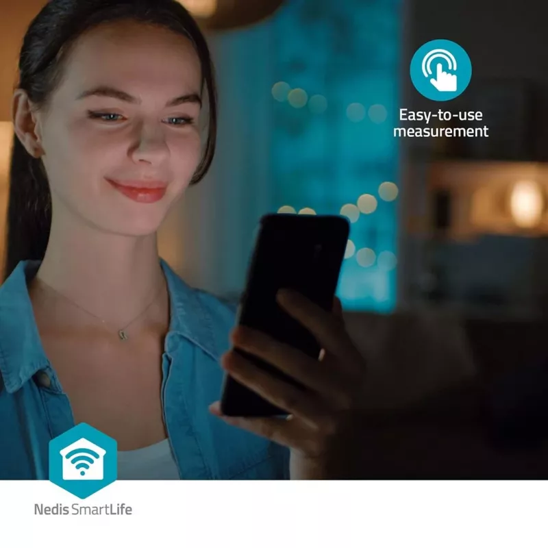 kraujospūdžio matuoklis „Nedis SmartLife“ BTHBP10WT LCD 22–42 cm