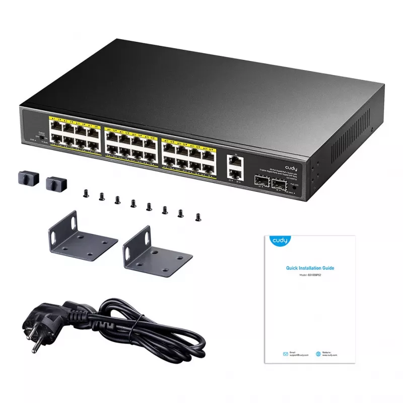 24+2P Cudy GS1026PS2 PoE+ SFP