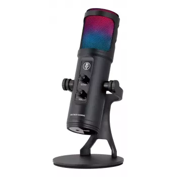 Deltaco Gaming RGB srautinio transliavimo mikrofonas, juodas