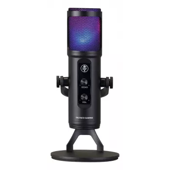 Deltaco Gaming RGB srautinio transliavimo mikrofonas, juodas