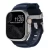 NOMAD Rocky Point Band - apyrankė Apple Watch 46mm/49mm su FKM ir titanu (atlanto, natūrali įranga)