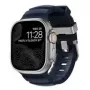 NOMAD Rocky Point Band - apyrankė Apple Watch 46mm/49mm su FKM ir titanu (atlanto, natūrali įranga)