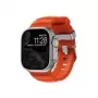 NOMAD Rocky Point Band - dirželis Apple Watch 46mm/49mm su FKM ir titanu (magma, natūrali įranga)