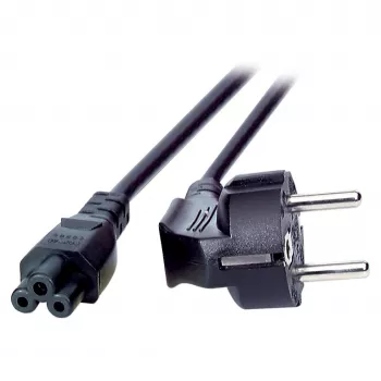 EFB maitinimo laidas su įžemintu kištuku 90 - C5 180, juodas, 1,8 m, 3 x 0,75 mm