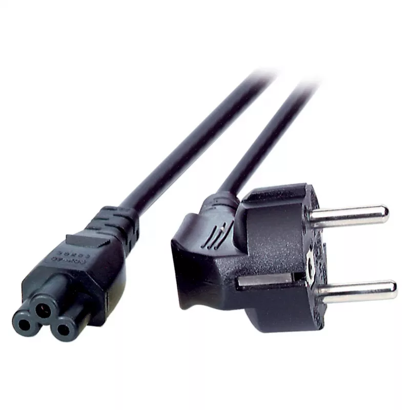 EFB maitinimo laidas su įžemintu kištuku 90 - C5 180, juodas, 1,8 m, 3 x 0,75 mm