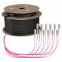 EFB magistralinis kabelis U-DQ(ZN)BH OM4 12G (1x12) SC-SC 100m Dca LSZH