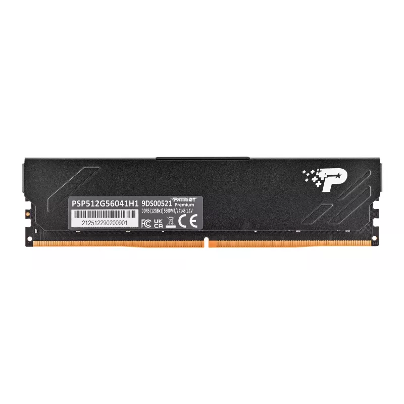 Patriot Premium Juoda DDR5 12GB 5600MHz Radiator 1Rank