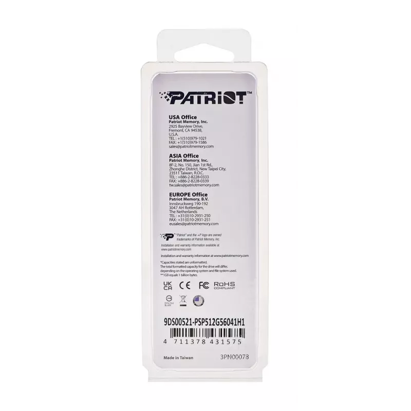 Patriot Premium Juoda DDR5 12GB 5600MHz Radiator 1Rank