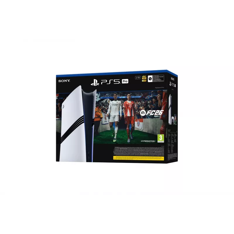 Sony Playstation 5 Pro FC26 Bundle 2 TB Wi-Fi juoda, balta