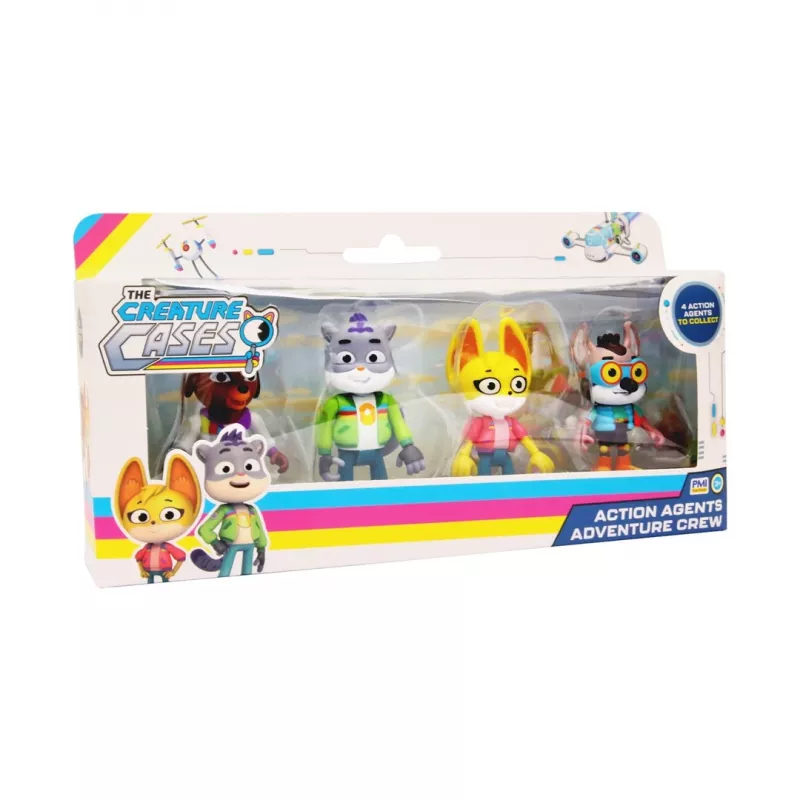 Creature Cases S1 veiksmo agentai 7,5 CM - 4 vnt.