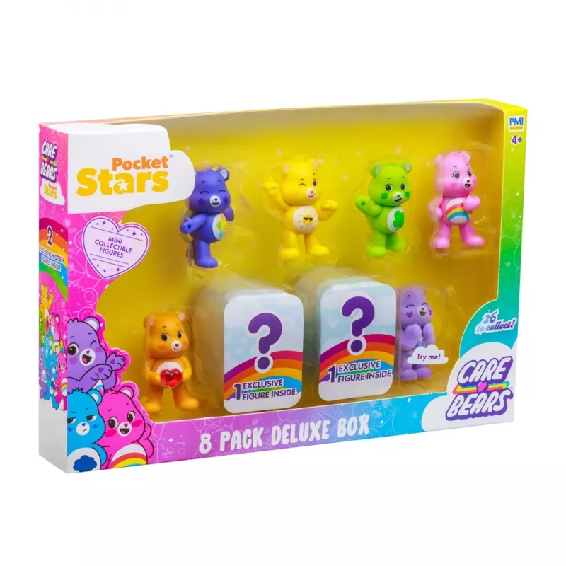 Care Bears S1 figūrėlės – 8 vnt. prabangi dėžutė (asortimentas)