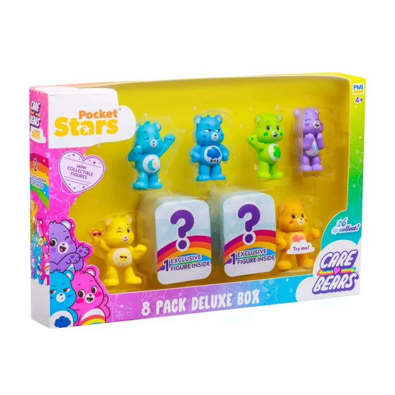 Care Bears S1 figūrėlės – 8 vnt. prabangi dėžutė (asortimentas)