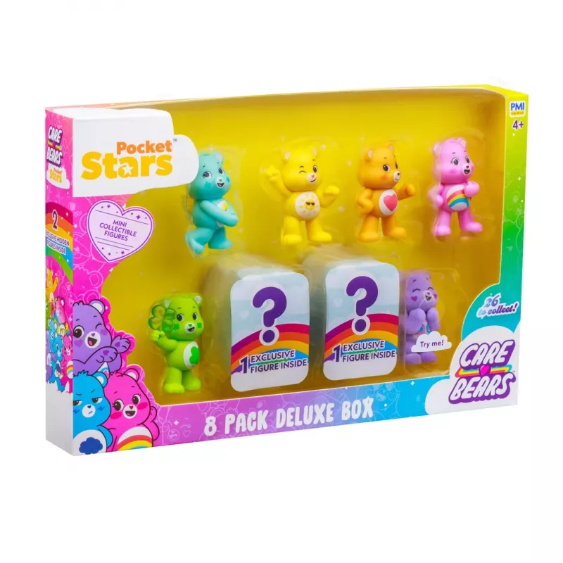 Care Bears S1 figūrėlės – 8 vnt. prabangi dėžutė (asortimentas)