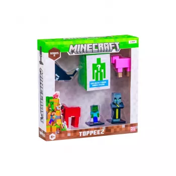 Minecraft S2 figūrėlės - 6 pakuotė prabangi dėžutė (Asortimentas)