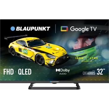 Blaupunkt QLED televizorius | 32QBG6000S | 32 | Išmanusis televizorius | Google TV | Juodas