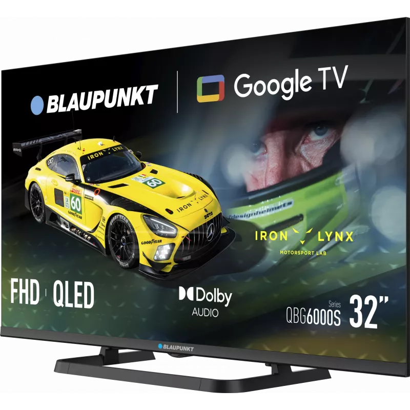 Blaupunkt QLED televizorius | 32QBG6000S | 32 | Išmanusis televizorius | Google TV | Juodas