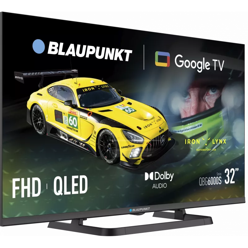 Blaupunkt QLED televizorius | 32QBG6000S | 32 | Išmanusis televizorius | Google TV | Juodas