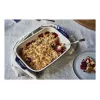 Staub Rectangular Dish Ceramic, tamsiai mėlyna, 34x24x7.6