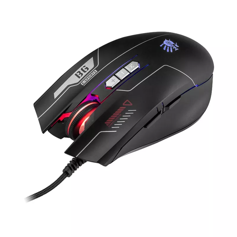 A4TECH BLOODY USB B1700 B140N +ES7 + BP-50M USB/ Esports Black USB rinkinys klaviatūra+pelė+kilimėlis (EN)