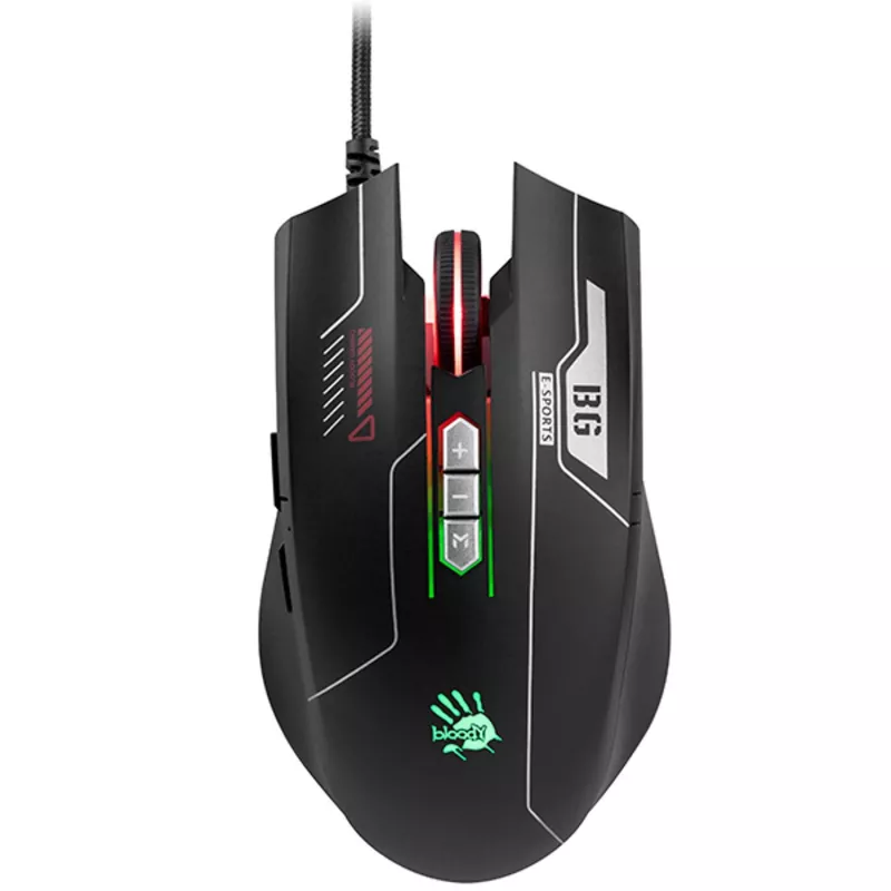 A4TECH BLOODY USB B1700 B140N +ES7 + BP-50M USB/ Esports Black USB rinkinys klaviatūra+pelė+kilimėlis (EN)