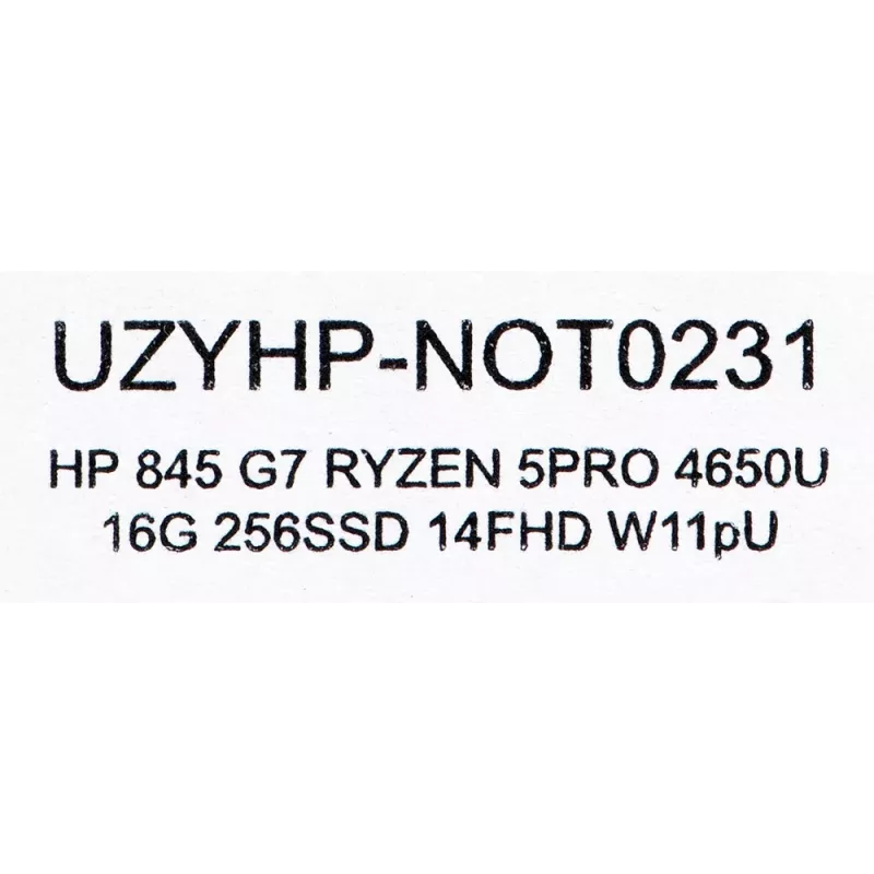 “HP EliteBook 845 G7 AMD RYZEN 5 PRO 4650U 16 GB 256 GB SSD 14” FHD “Win11 Pro” naudotas US QWERTY
