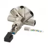 EFB Elektronik 88035P8.1 - RJ-45 - Sidabrinė - Kištukas - cinkas - Cat6 - 22/26
