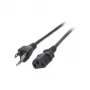 EFB-Elektronik maitinimo laidas USA/NEMA 5-15P - C13 180°, juodas, 1,8 m, 3SJT AWG14 x 3C Gamintojas: EFB Elektronik (EK462.1,8)