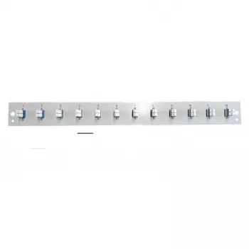 Priekinio skydelio modulis EFB Elektronik SB-FP-S-12SC-S-OS2 — 12× LC dvipusės movos, OS2, juodas
