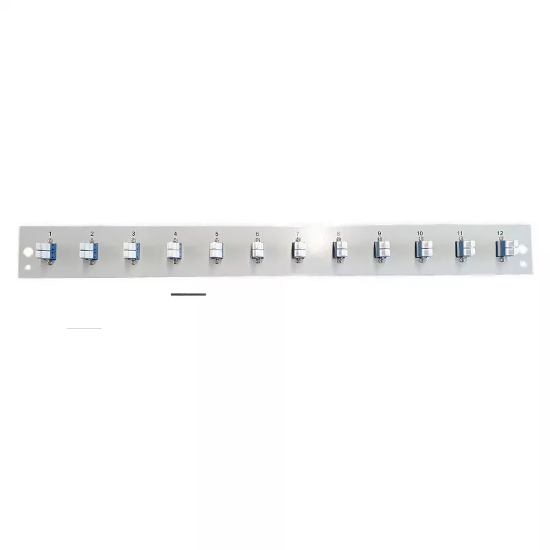 Priekinio skydelio modulis EFB Elektronik SB-FP-S-12SC-S-OS2 — 12× LC dvipusės movos, OS2, juodas